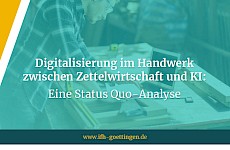 Status-Quo Analyse zur Digitalisierung im Handwerk